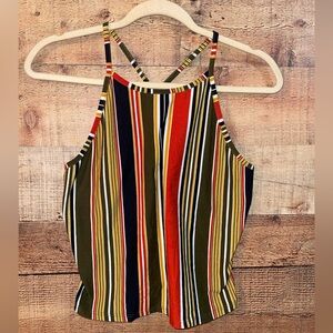 Nylon Apparel Striped Tank Top